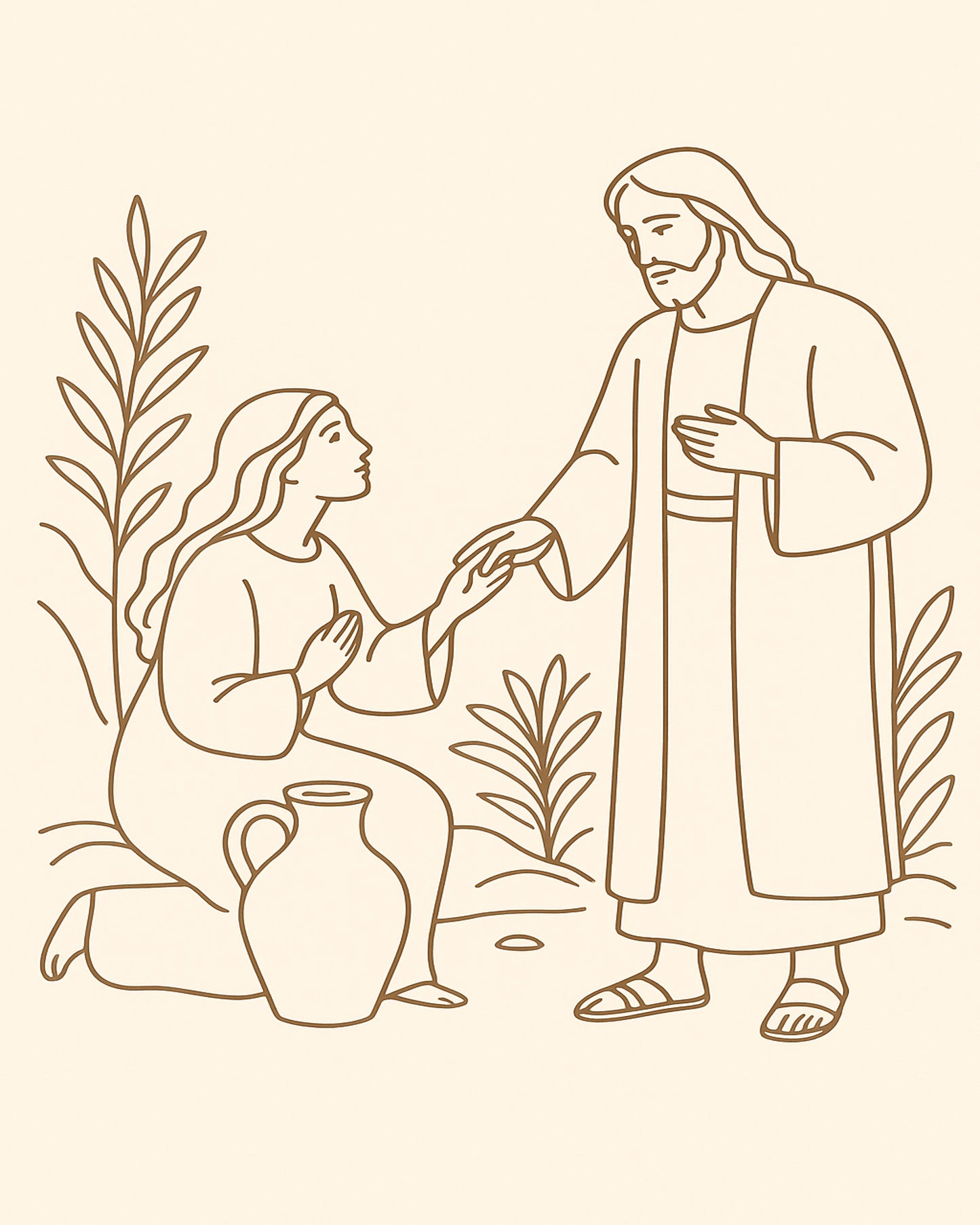 Woman at the Well Portrait