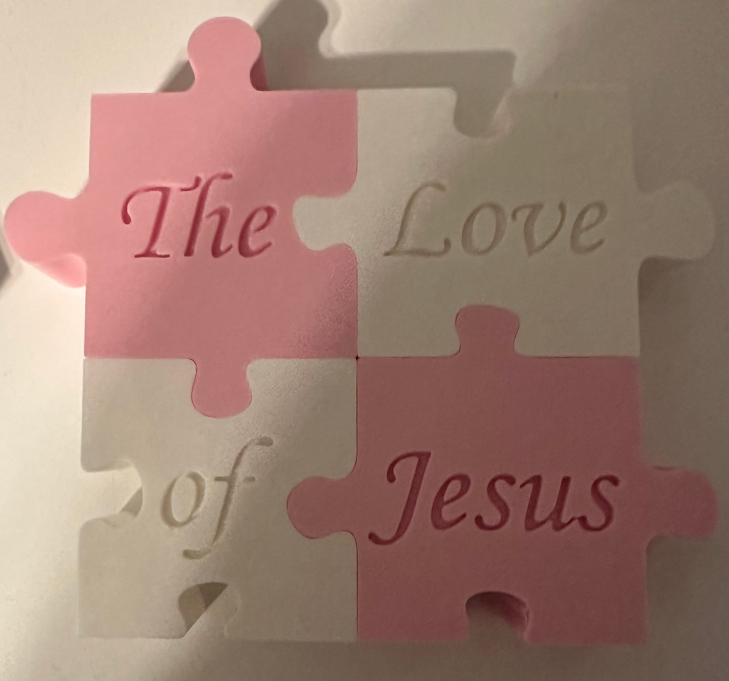 “The love of Jesus” Puzzle Piece